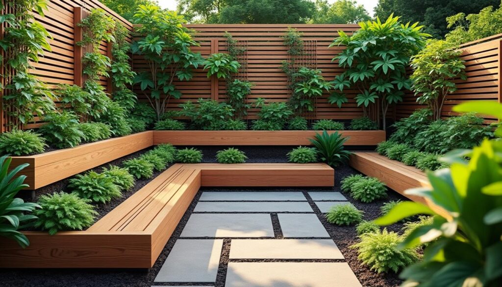 découvrez des idées astucieuses pour aménager un jardin en l et optimiser l’espace de manière élégante et fonctionnelle.