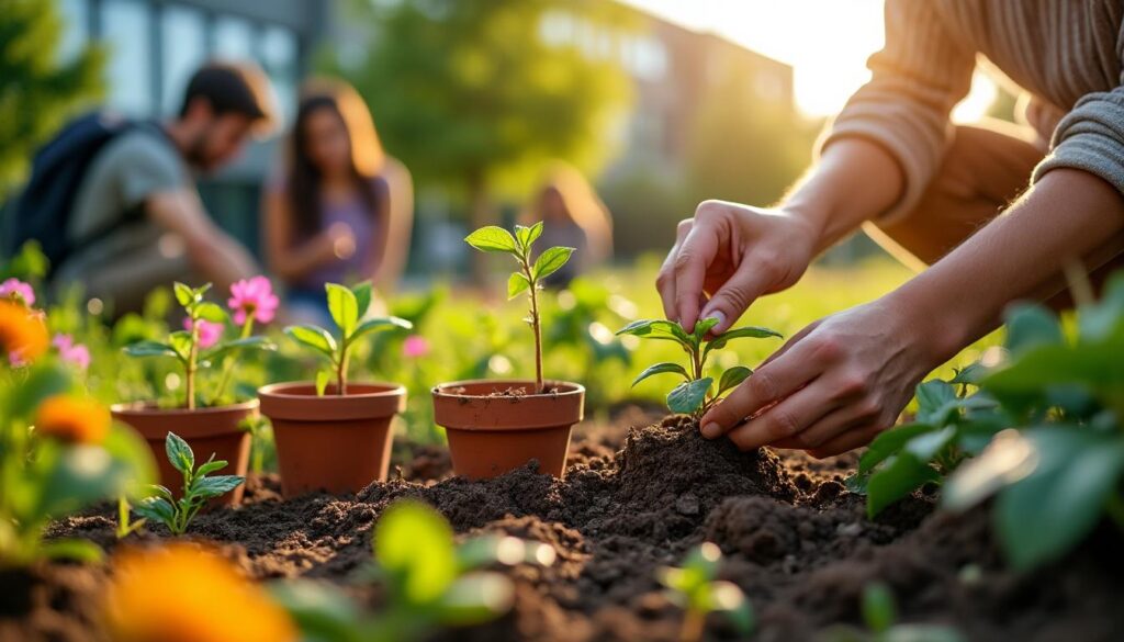 découvrez comment le jardinage en pleine conscience et l'horticulture thérapeutique aident les étudiants universitaires à réduire leur stress et à améliorer leur bien-être mental.