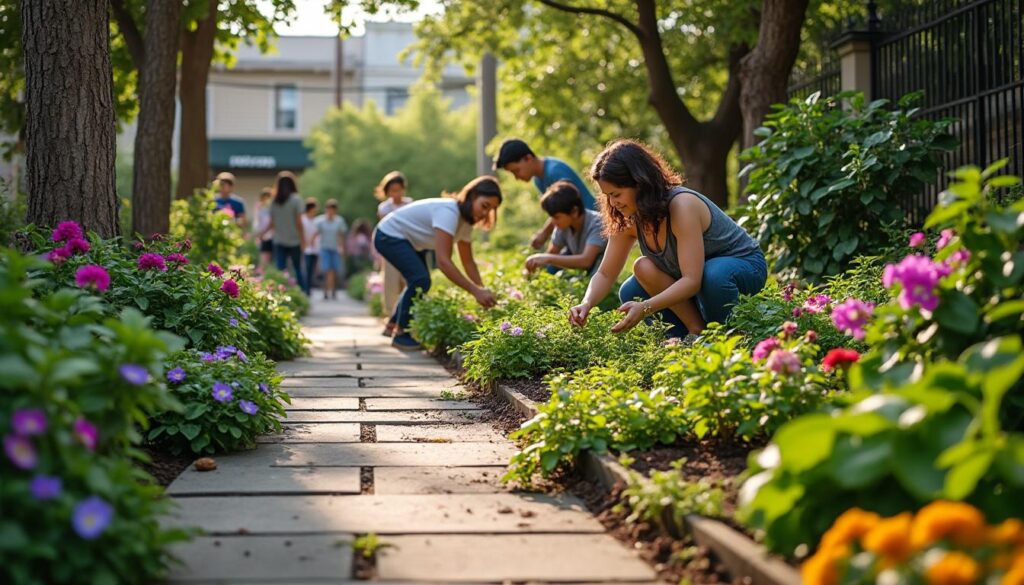 découvrez comment remplacer le béton par des parterres pour cultiver la nature en communauté et revitaliser vos espaces urbains avec des jardins partagés.