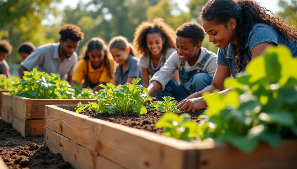 fgcu collabore avec les écoles de lee pour encourager le jardinage sur site, favorisant l'éducation environnementale et la participation des élèves.