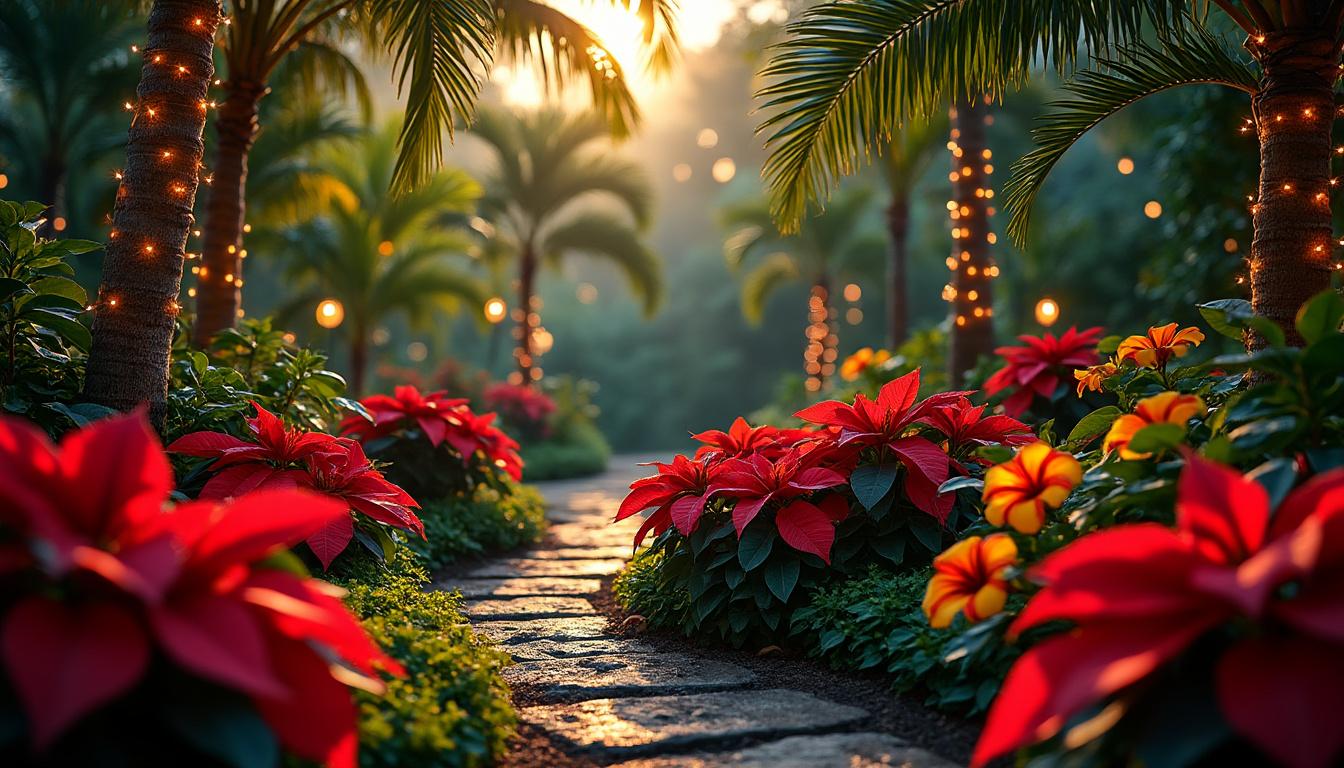 Jardinage tropical : Offrez des cadeaux vivants pour Noël et partagez la joie de la nature 2 découvrez comment offrir des cadeaux de jardinage tropical pour noël et partagez la magie de la nature avec vos proches.