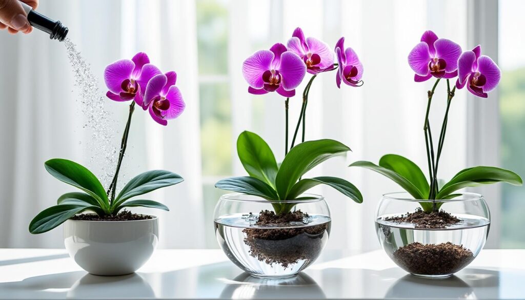 découvrez les 3 méthodes infaillibles pour arroser votre orchidée, recommandées par des experts en jardinage, pour des plantes saines et florissantes.