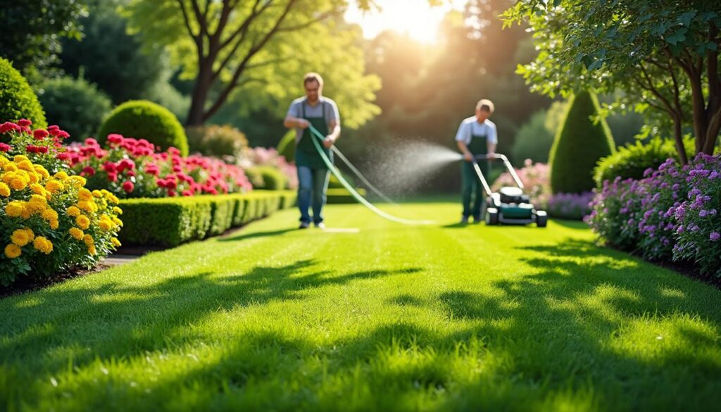 découvrez quelles prestations choisir pour l'entretien optimal de vos espaces verts et profitez d'un jardin esthétique et bien entretenu toute l'année.