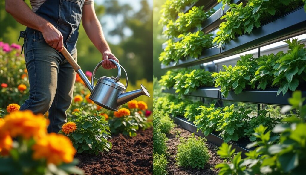 découvrez comment le jardinage évolue en combinant les résolutions traditionnelles avec les innovations modernes pour un espace vert durable et harmonieux.