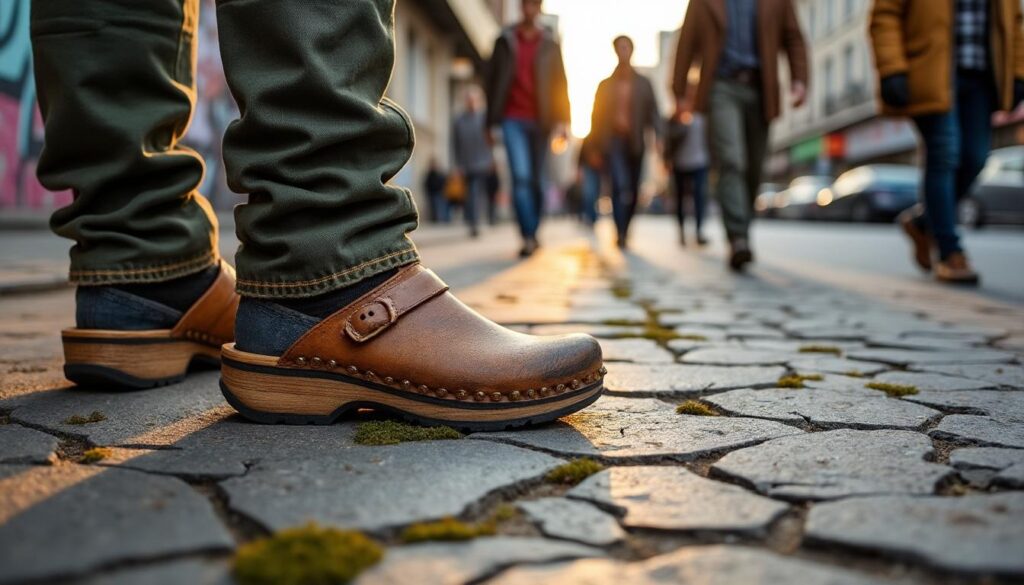 découvrez pourquoi les sabots de jardinage, aussi appelés les vestes de travail pour vos pieds, séduisent de plus en plus les citadins et envahissent les trottoirs urbains grâce à leur confort et leur style unique.