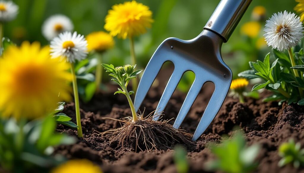 découvrez notre outil manuel anti-mauvaises herbes en acier inoxydable, équipé de 2 griffes pour un désherbage efficace des pissenlits et mauvaises herbes. parfait pour entretenir votre jardin facilement et naturellement.