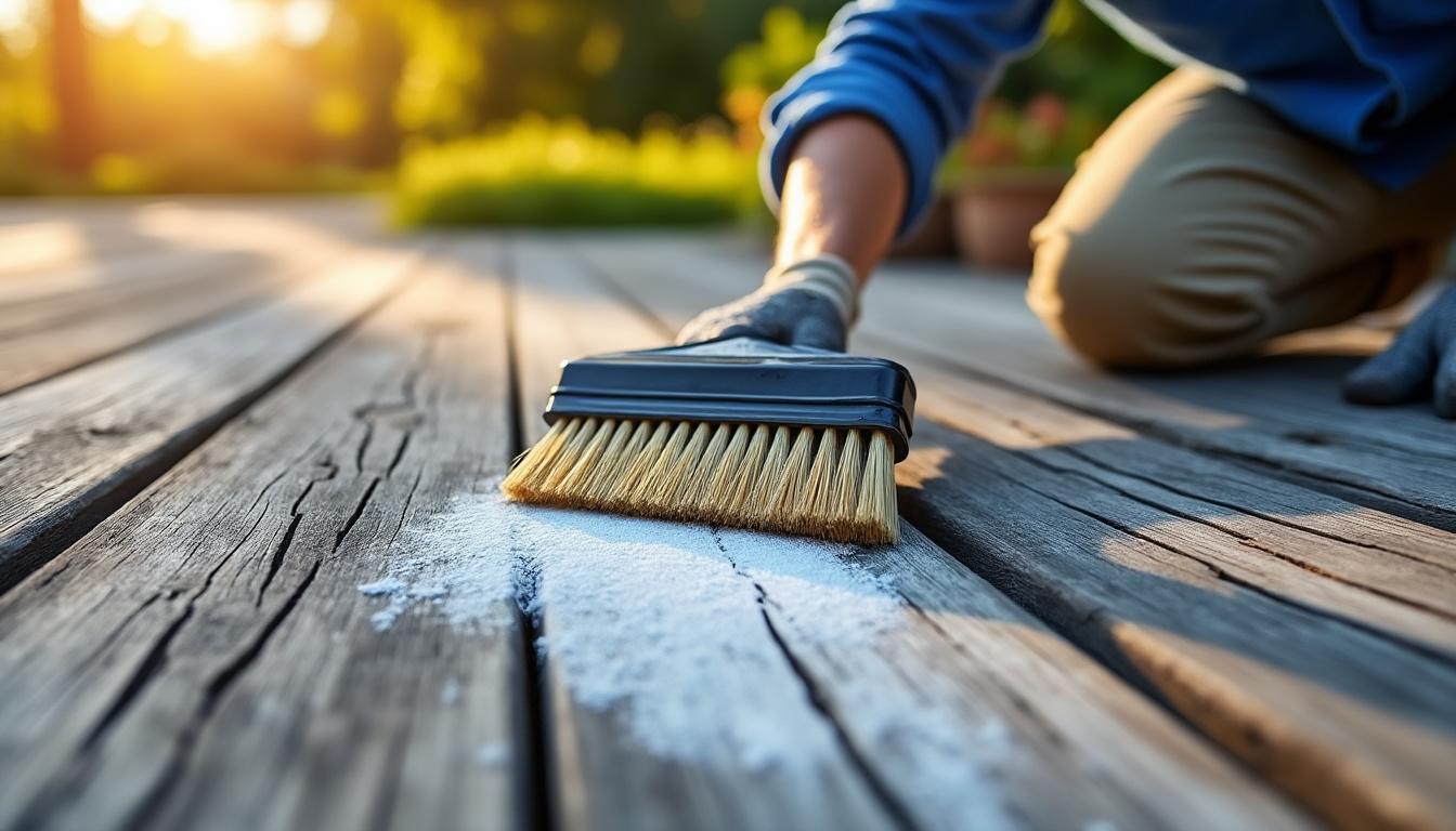 Acide oxalique sur le bois : comment blanchir, décaper et raviver le bois grisé 2 découvrez comment utiliser l'acide oxalique pour blanchir, décaper et raviver efficacement le bois grisé, en redonnant éclat et beauté naturelle à vos surfaces en bois.