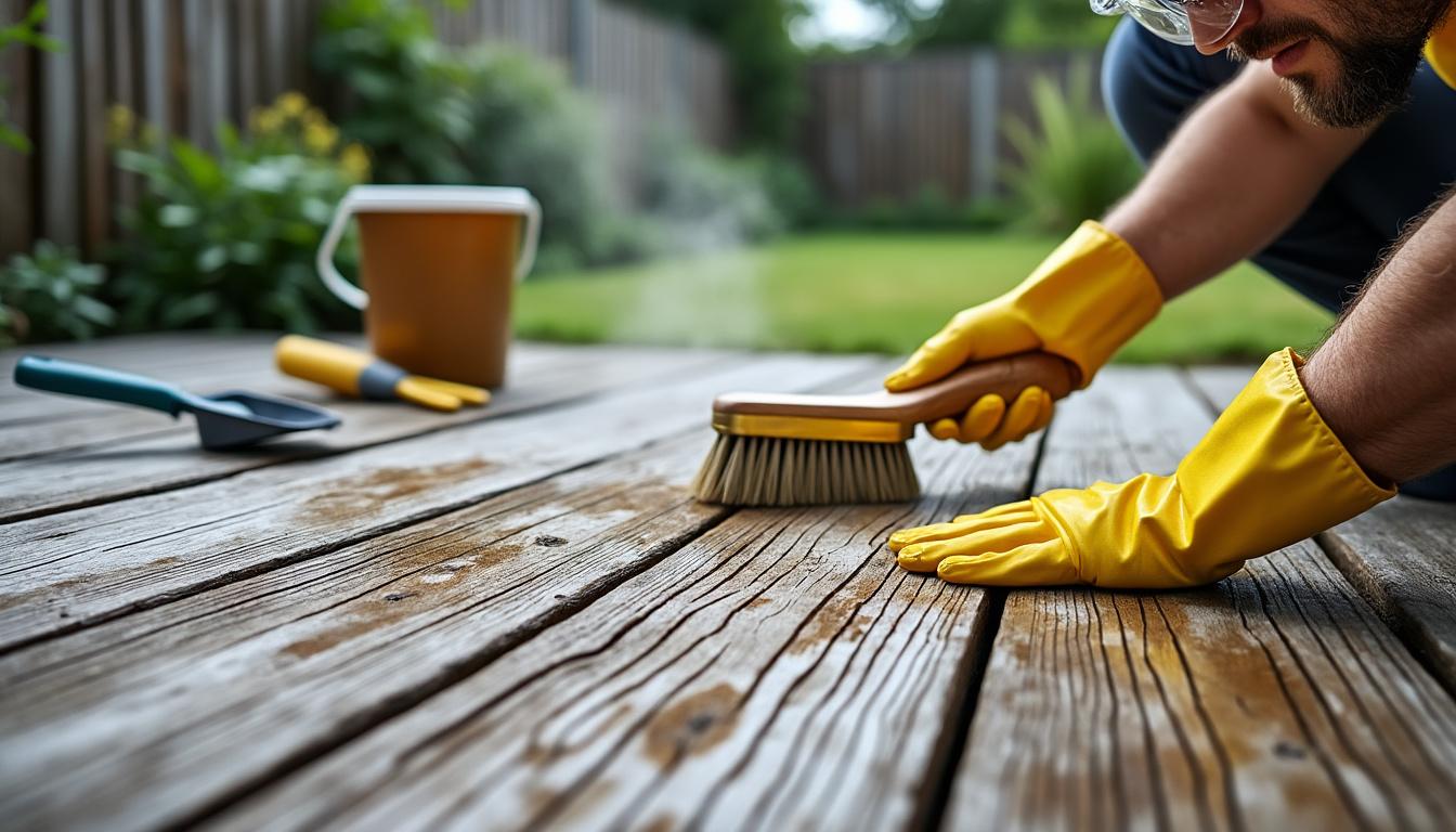 Acide oxalique sur le bois : comment blanchir, décaper et raviver le bois grisé 2 découvrez comment utiliser l'acide oxalique pour blanchir, décaper et raviver le bois grisé, en redonnant éclat et fraîcheur à vos surfaces en bois.