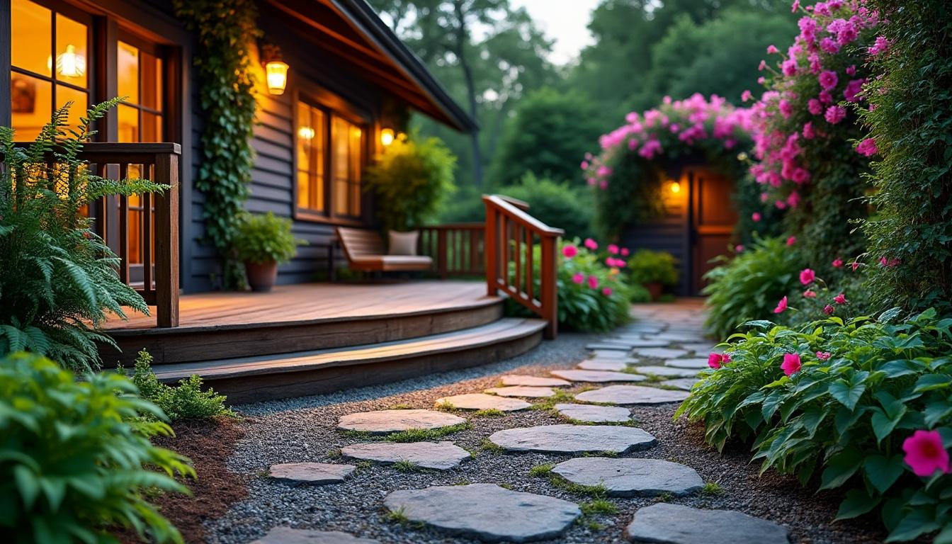 découvrez 12 idées concrètes pour l'aménagement extérieur devant votre maison, avec des budgets indicatifs pour chaque projet afin de mieux planifier vos travaux.