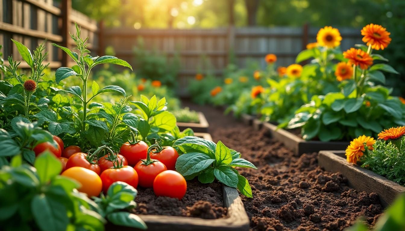 Créer un potager bio chez soi : guide pratique pour débutants 2 découvrez comment créer un potager bio chez vous grâce à notre guide pratique pour débutants, et cultivez vos légumes et herbes aromatiques naturellement.