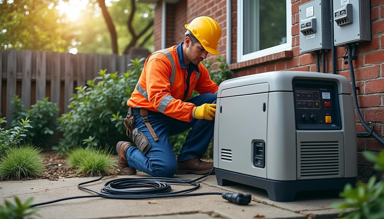 découvrez comment brancher une génératrice en toute sécurité avec un électricien professionnel et les précautions essentielles à respecter pour éviter les risques électriques.
