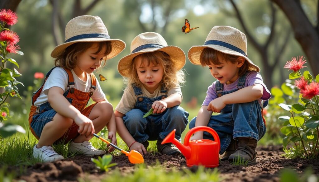 gardening australia junior : découvrez comment initier les tout-petits à la nature grâce à des activités ludiques et une exploration active, pour éveiller leur curiosité et leur amour du jardinage.