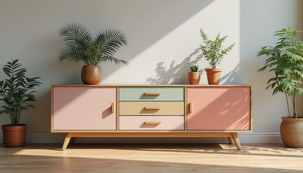 découvrez des idées de couleurs originales pour repeindre vos meubles en bois et créez des combos harmonieux qui sublimeront votre intérieur.