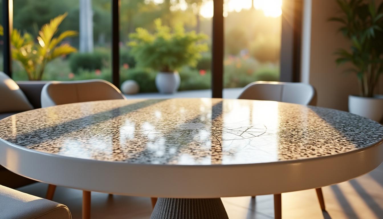 découvrez les inconvénients et conseils d'entretien des tables en céramique, et comparez-les avec les tables en verre et en bois pour faire le meilleur choix.