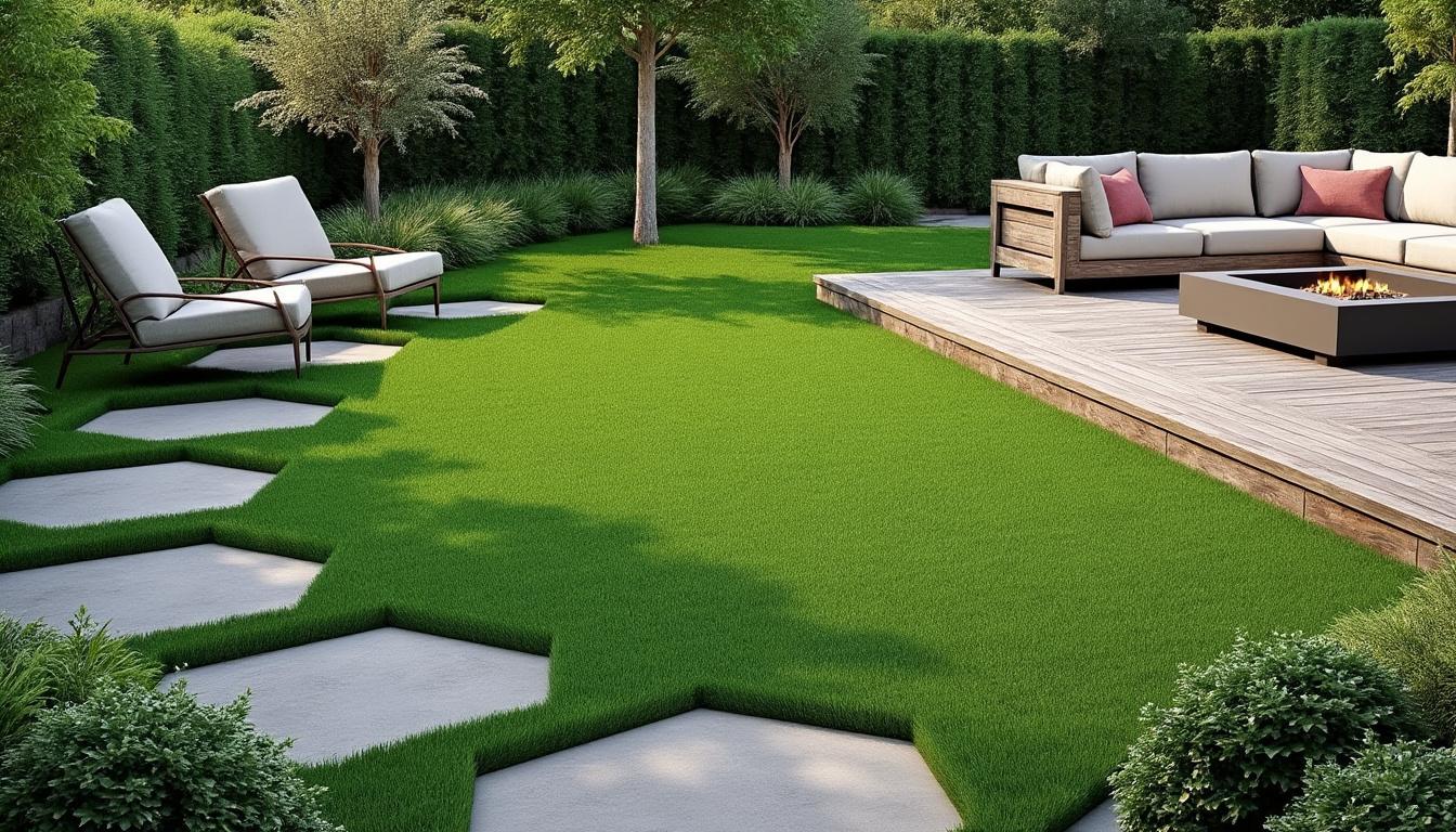 découvrez nos dalles pour gazon, idéales pour transformer votre jardin en un espace à la fois élégant et pratique, parfait pour vos moments de détente et vos aménagements extérieurs.