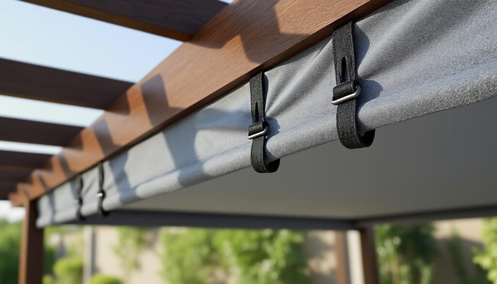 découvrez des astuces efficaces pour fixer durablement la bâche de votre pergola et protéger votre espace extérieur en toute saison.