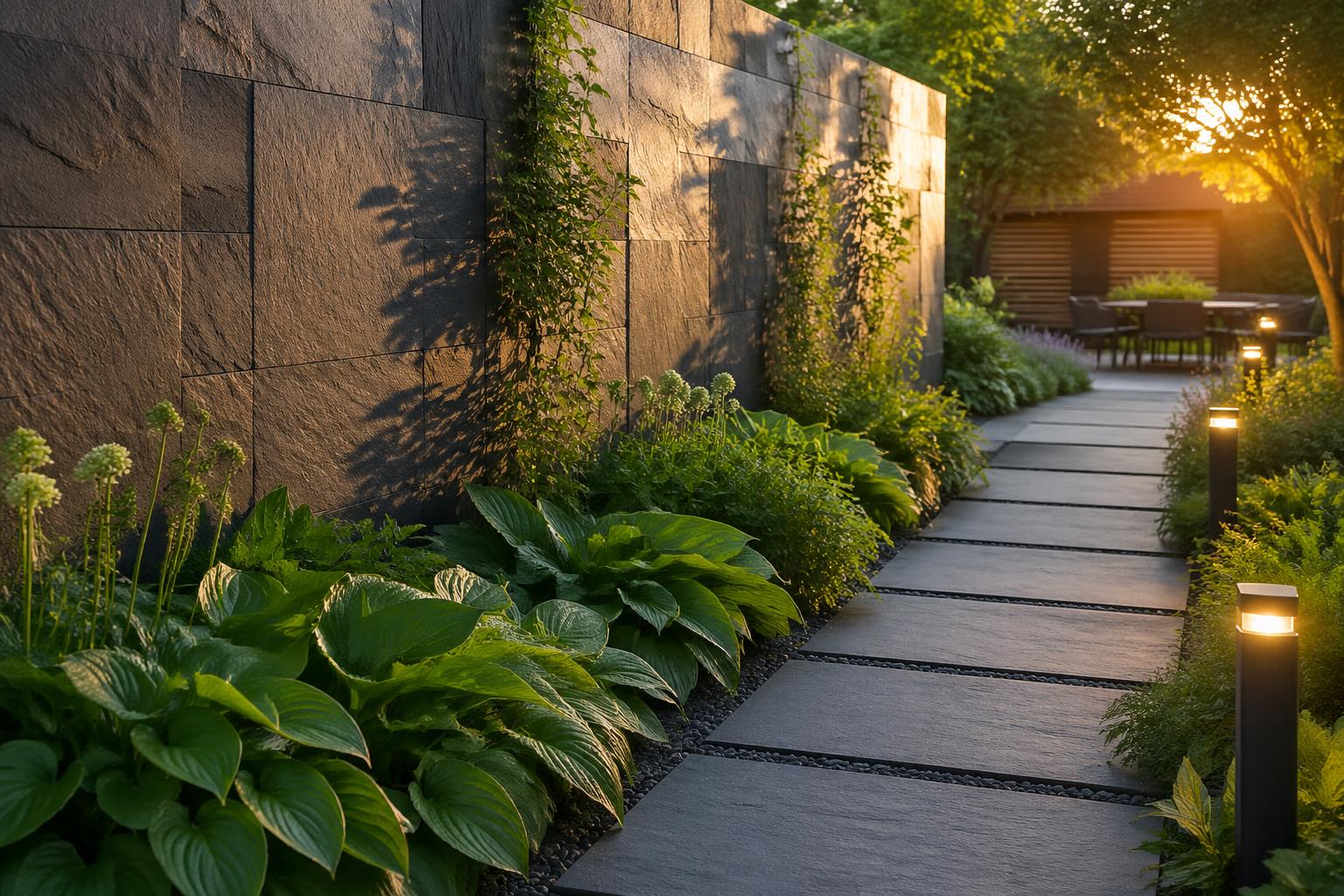 découvrez des idées déco jardin avec de l'ardoise pour sublimer vos espaces extérieurs de manière naturelle et élégante. transformez votre jardin en un havre de paix unique et authentique.
