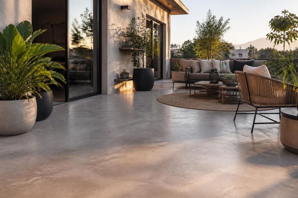 découvrez comment le béton ciré peut métamorphoser votre terrasse en un espace extérieur élégant et moderne, alliant durabilité et design unique.