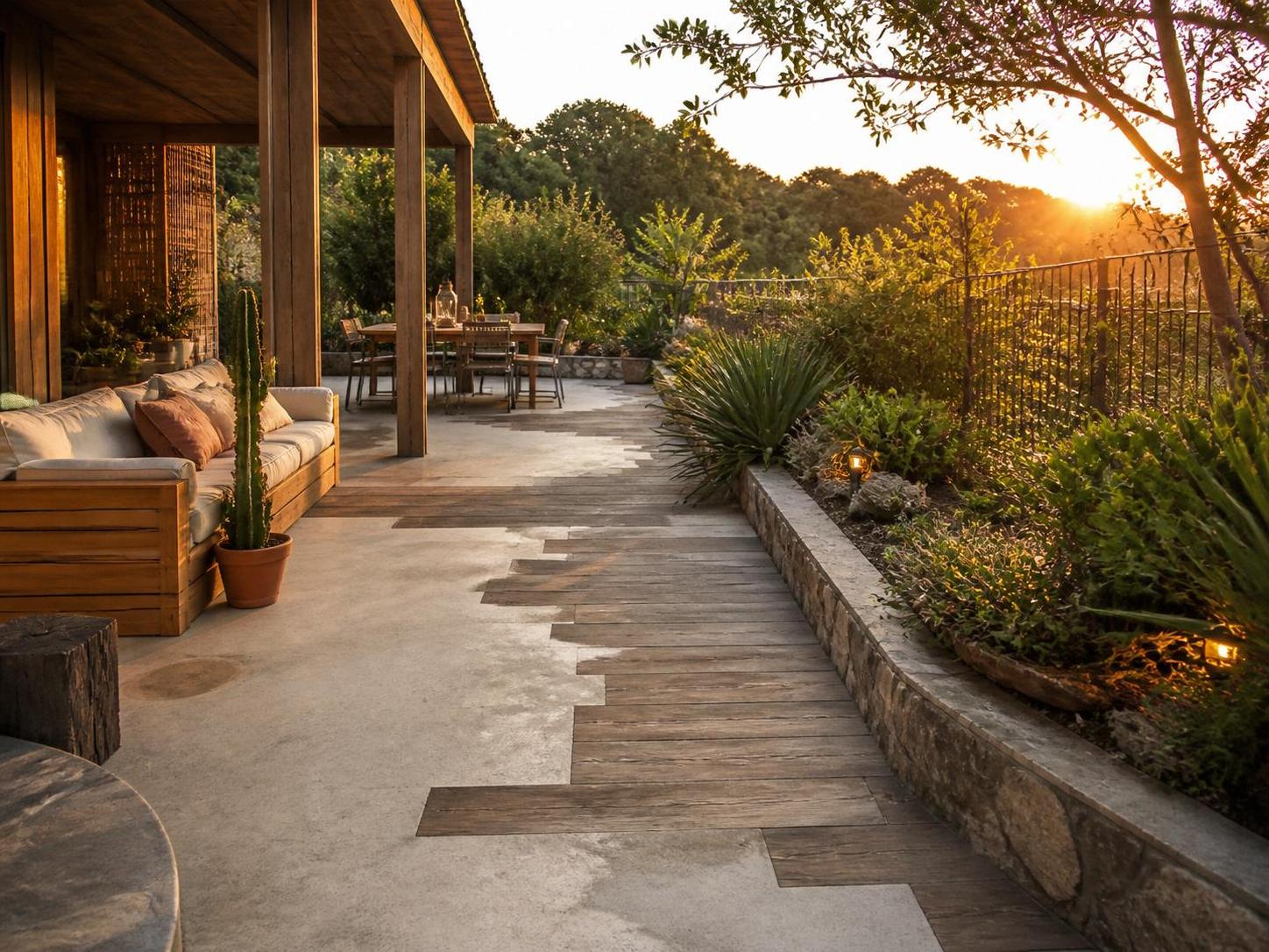 Béton coloré pour terrasse : sublimez votre extérieur avec style 2 découvrez comment le béton coloré transforme votre terrasse en un espace extérieur élégant et personnalisé. apportez style et originalité à votre jardin grâce à des couleurs variées et un design unique.