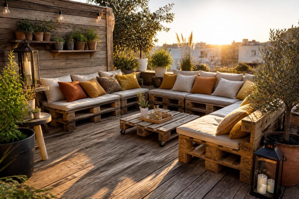 découvrez comment créer une terrasse en palette alliant style et petit budget grâce à nos astuces simples et économiques.