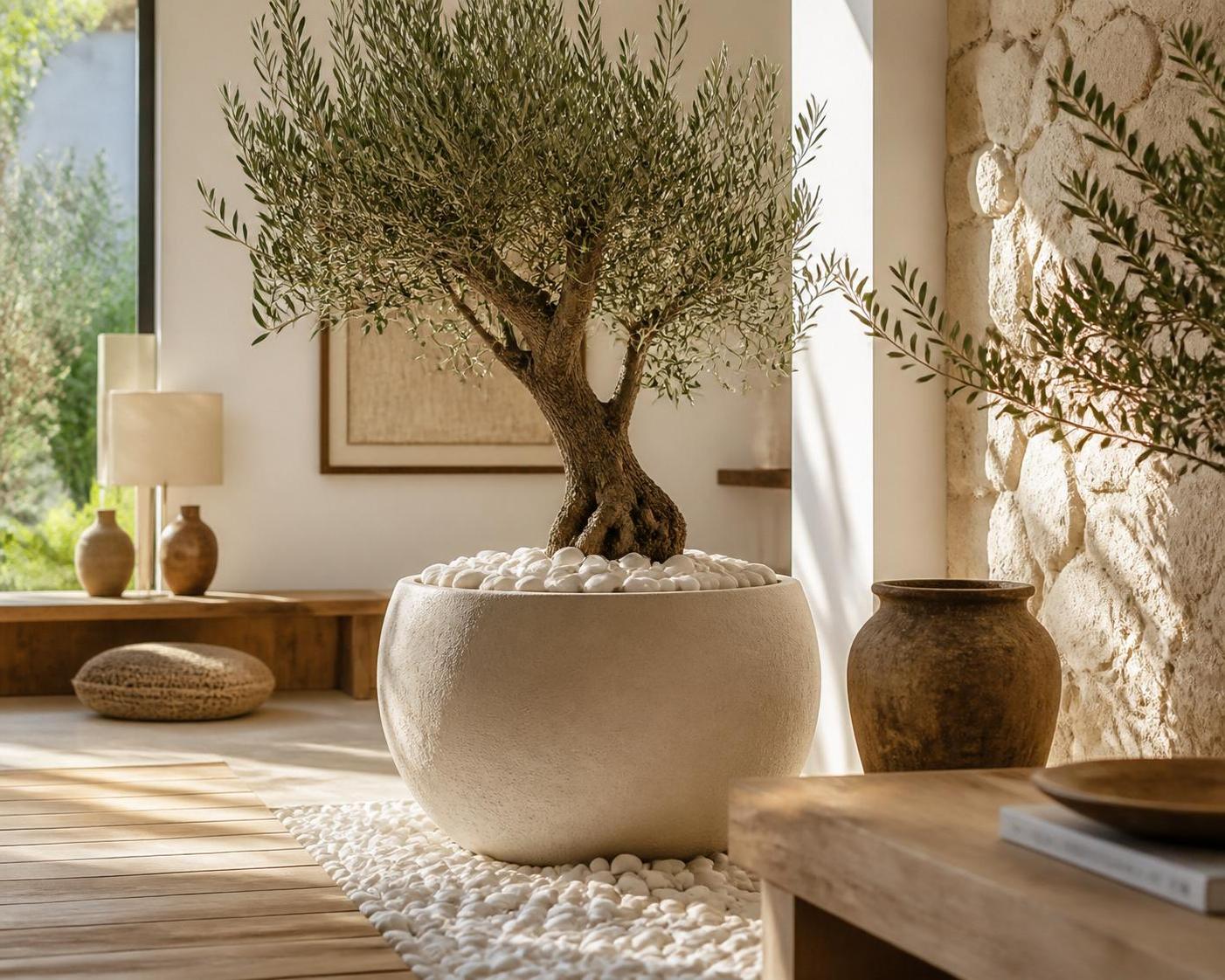 découvrez comment sublimer votre intérieur avec élégance grâce à une décoration raffinée autour de l'olivier, symbole de nature et de sérénité.