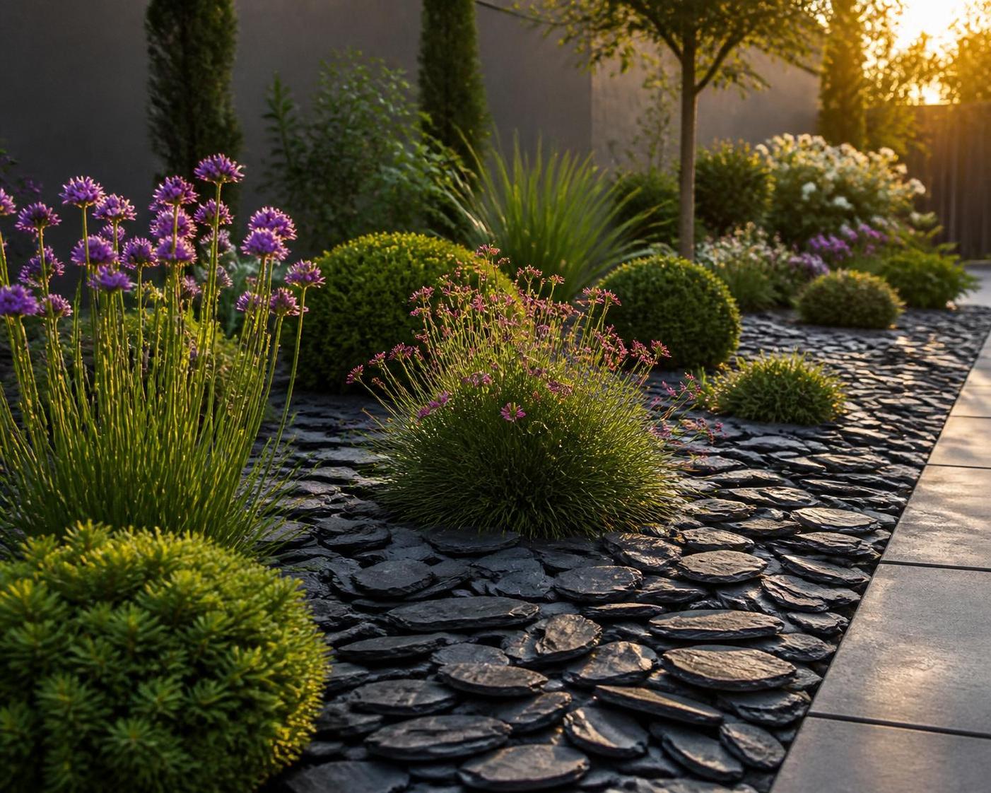 découvrez comment le paillage en ardoises peut métamorphoser votre jardin avec style et élégance, alliant esthétique et praticité pour un extérieur raffiné.