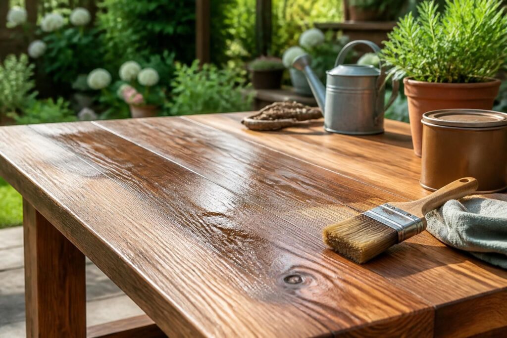 découvrez nos astuces et conseils indispensables pour protéger efficacement votre table en bois exposée à l'extérieur et prolonger sa durée de vie.