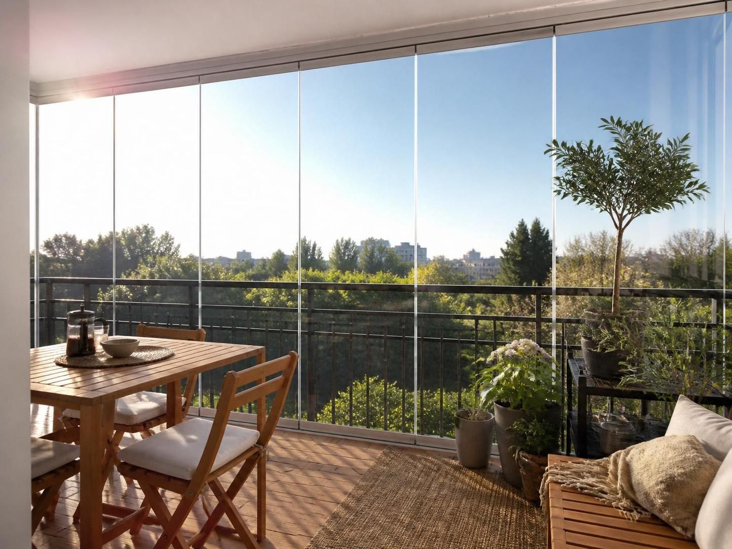 découvrez comment un rideau de verre pour balcon peut transformer votre espace extérieur en un lieu élégant et optimisé, parfaitement protégé des intempéries tout en bénéficiant d'une vue dégagée.