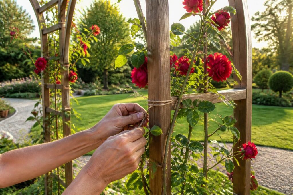 découvrez comment installer et palisser une arche pour rosier grimpant afin de sublimer votre jardin avec élégance et facilité.