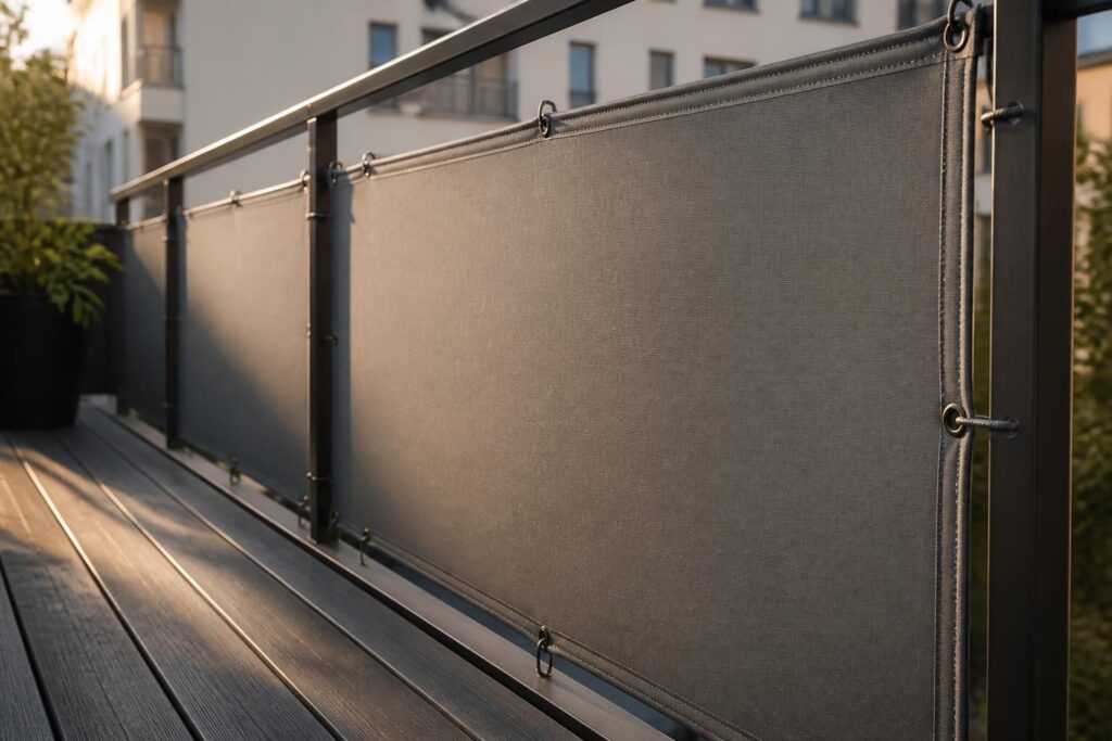 découvrez comment poser et tendre un brise-vue en toile pour balcon, ainsi que les conseils pour optimiser sa durée de vie et profiter d'une intimité durable.