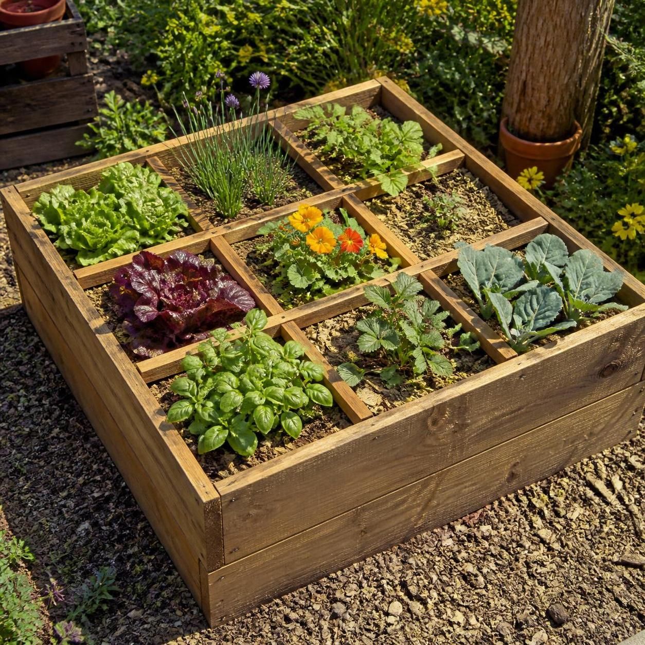 découvrez comment aménager un carré potager de 120x120 cm : conseils sur le plan, la profondeur idéale et les plantes que vous pouvez cultiver efficacement dans cet espace.