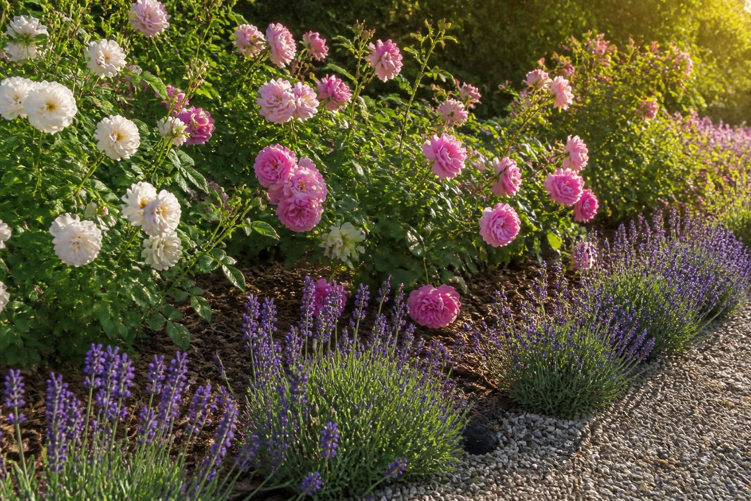 découvrez comment composer un massif harmonieux de lavande et rosiers pour un jardin coloré et parfumé toute la saison. conseils pratiques pour un entretien facile et une floraison durable.