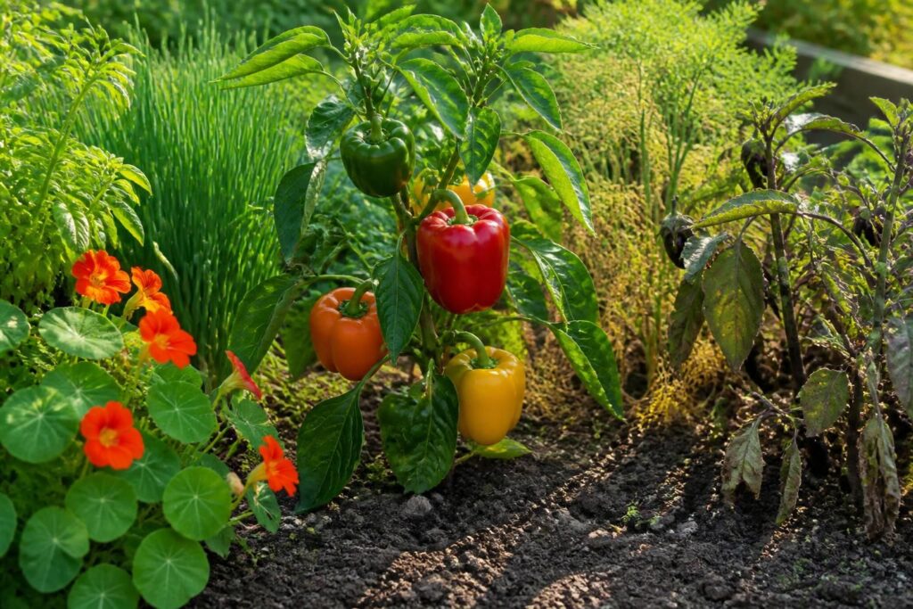 découvrez quelles plantes associer aux poivrons dans votre potager pour favoriser leur croissance, ainsi que les erreurs à éviter pour un jardinage réussi.
