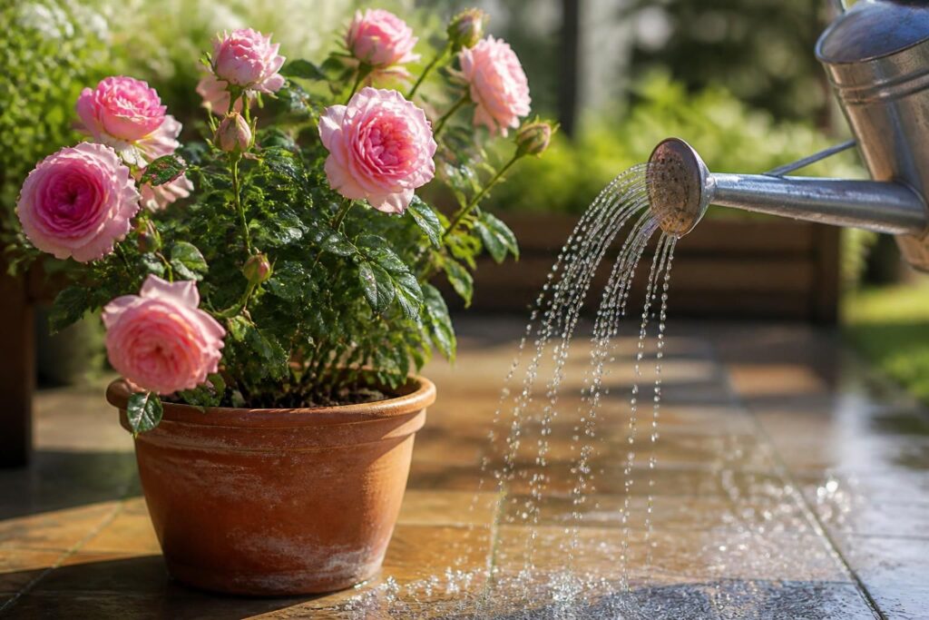 découvrez comment arroser efficacement un rosier en pot en fonction des saisons pour assurer sa santé et sa floraison tout au long de l'année.