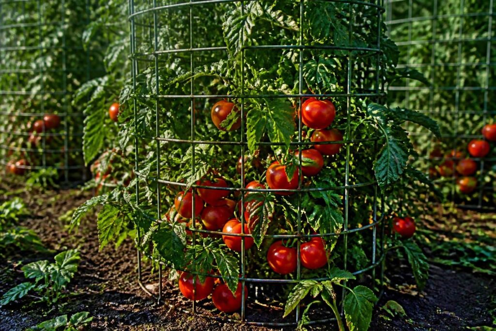 découvrez comment cultiver des tomates en cage pour une croissance optimale sans besoin de tuteurage, une méthode simple et efficace pour réussir votre jardin.