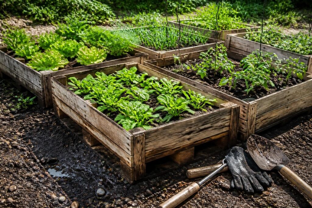 découvrez comment créer un potager avec des palettes en toute simplicité : conseils, astuces et précautions indispensables avant de débuter votre jardin urbain.