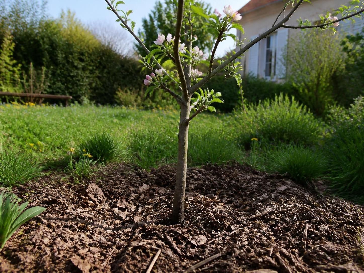 Pailler un arbre fruitier : avec quoi et sur quelle épaisseur 2 découvrez comment pailler un arbre fruitier efficacement : les types de paillis recommandés et l'épaisseur idéale pour protéger et nourrir votre arbre.