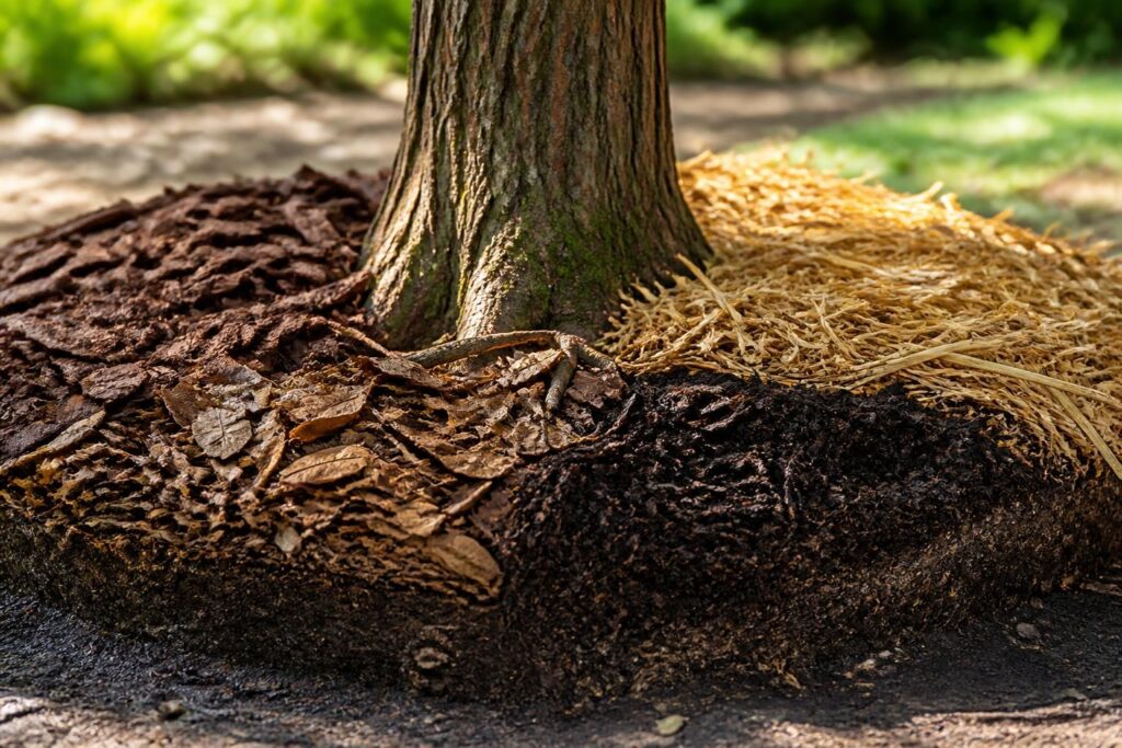 découvrez comment pailler efficacement un arbre fruitier, quels matériaux utiliser et l'épaisseur idéale du paillis pour protéger et nourrir vos arbres.