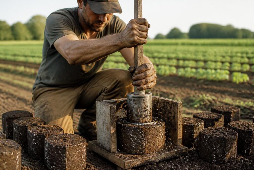 découvrez pourquoi les maraîchers adoptent le presse-motte pour leurs semis, un outil indispensable pour optimiser la plantation et assurer une croissance saine des cultures.
